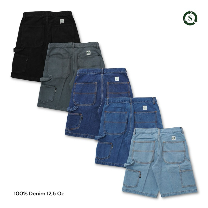 JUAL Selfless - Short Carpenter Pants - Celana Pendek Carpenter Jeans Denim Pria JUAL