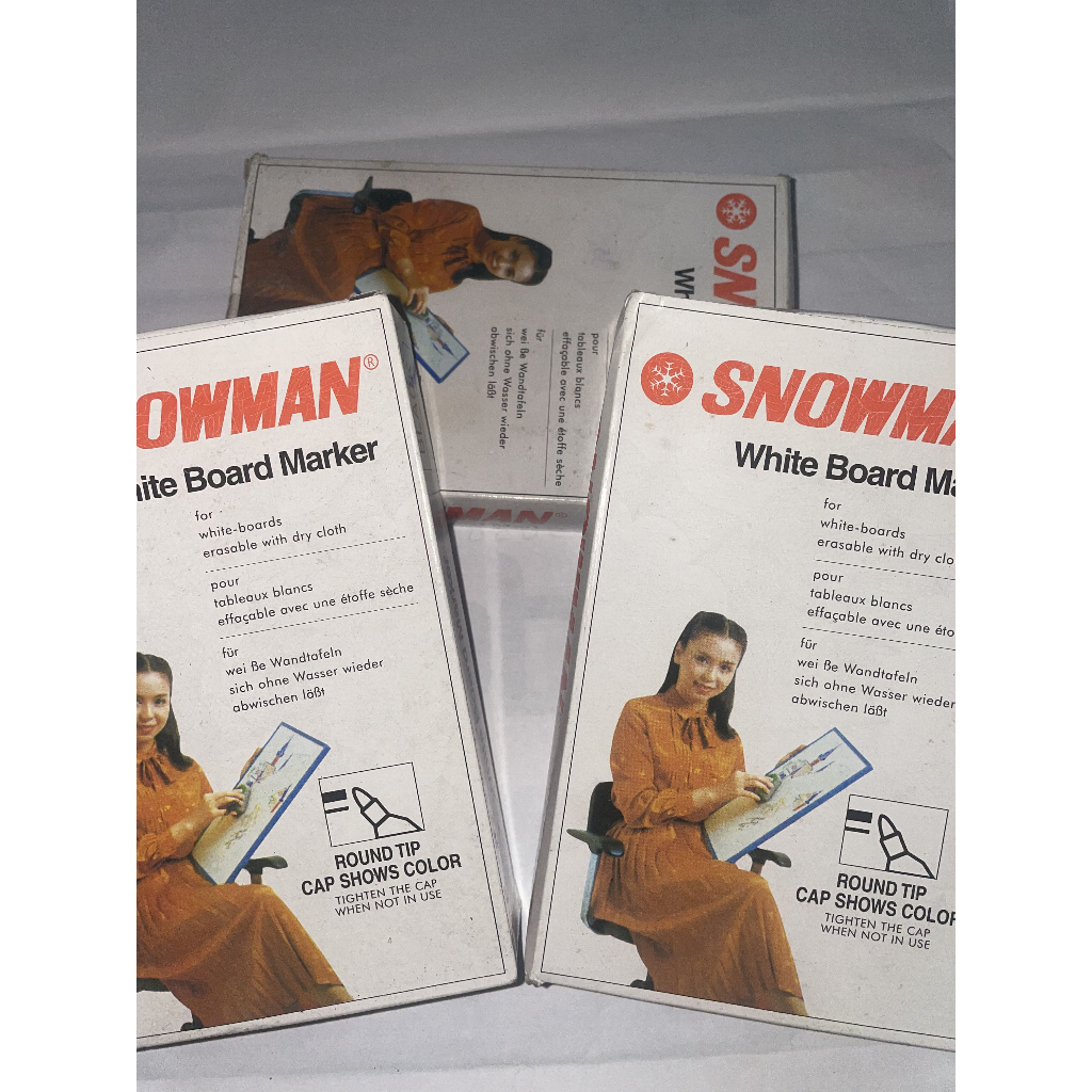 

Snowman Board Marker BG-12 (Round Tip)