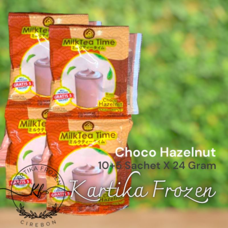 

MILK TEA TIME SERBUK MINUMAN INSTANT KEKINIAN 24 GR, (1 Renceng : 10 Sachet + 5 Sachet)