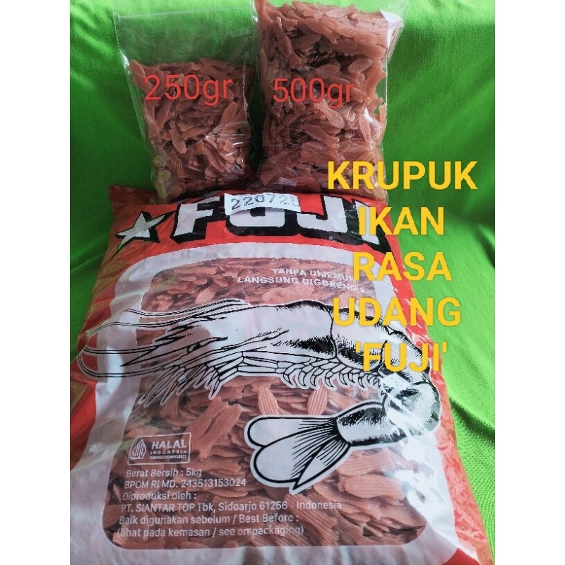 

Krupuk ikan FUJI kemasan 250gr-500gr