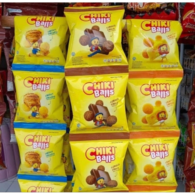 

chiki balls coklat, keju, ayam