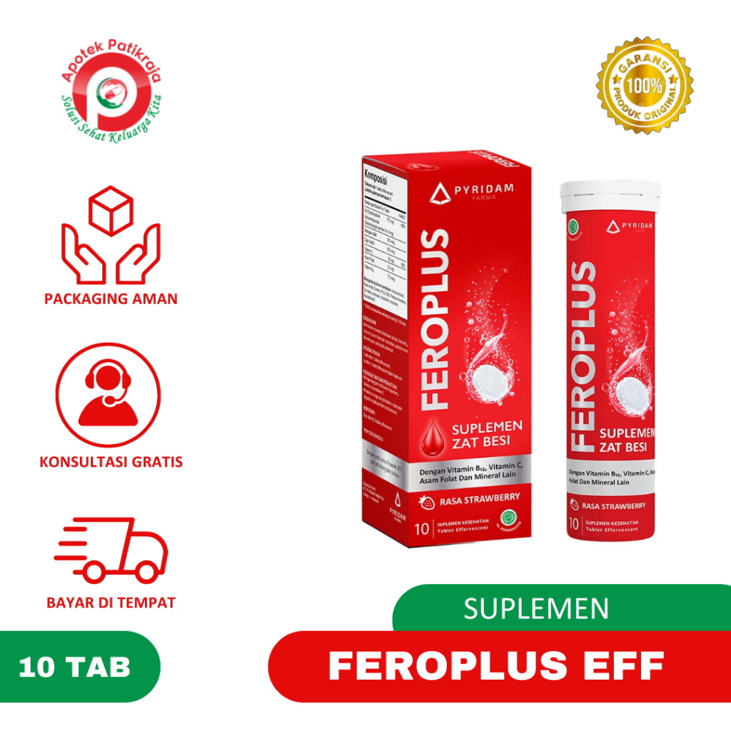 FEROPLUS EFFERVESCENT 10 TUBE