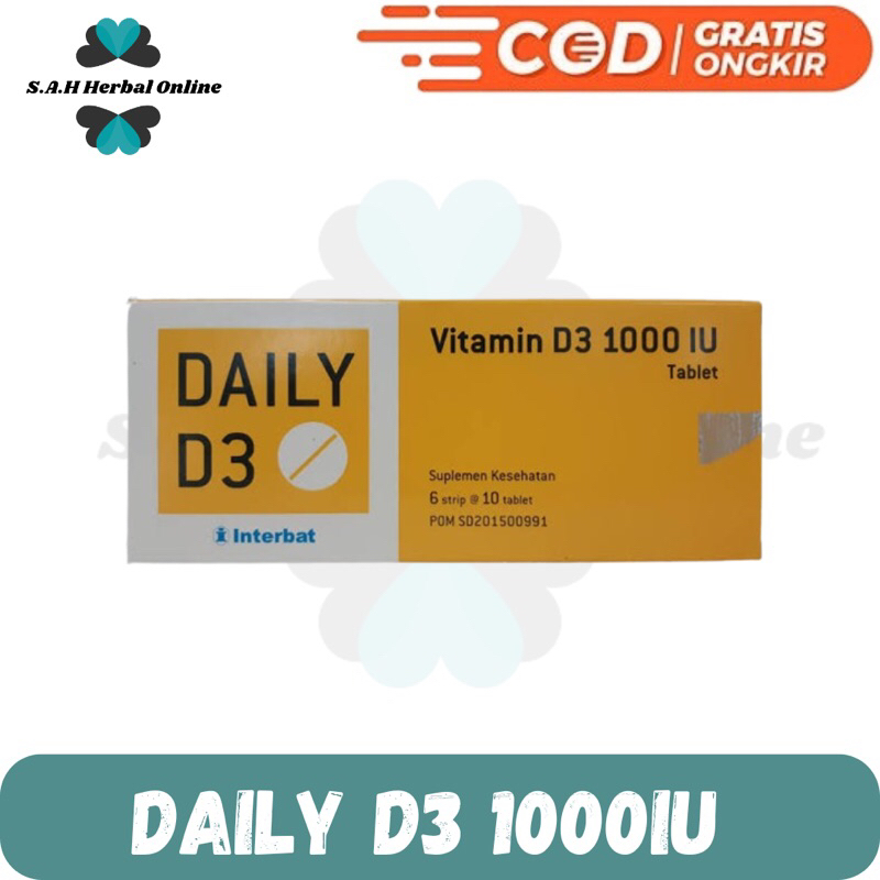 DAILY D3 1000 IU PERBOX