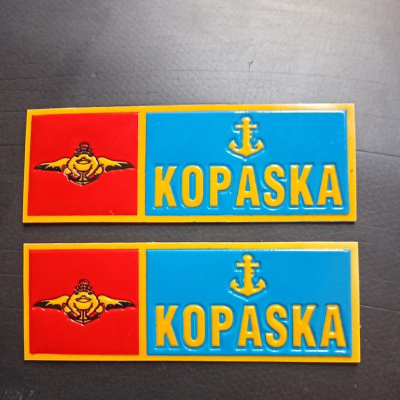 

Stiker embos Nopol Kopaska logo