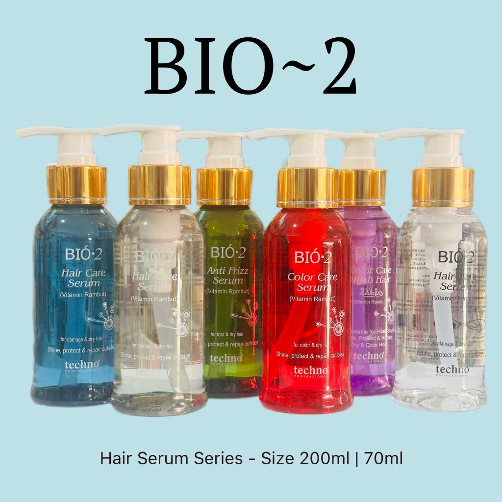BIO-2 Techno Professional Hair Care Serum / BIO2 Serum Rambut / Vitamin Rambut