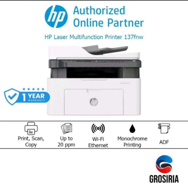 Terlaris Hp Printer laser Mono warna putih multifungsi laser jet second original