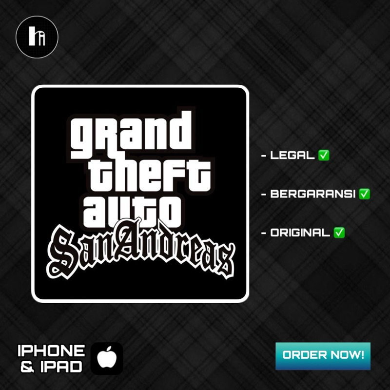 GTA San Andreas Original + SAVE DATA (IOS)