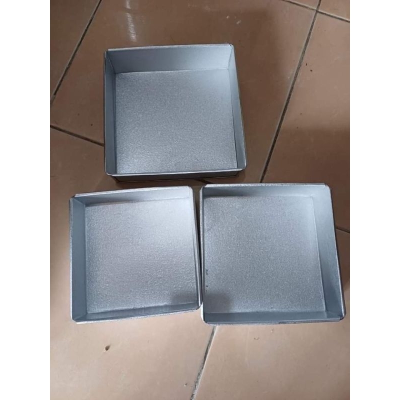LOYANG KUE BOLU BULAT / LOYANG KUE BOLU PERSEGI 3 PCS