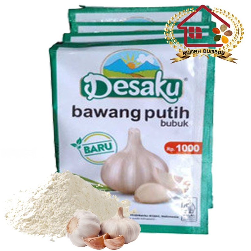 

(12 Pcs x 6 gr) DESAKU BAWANG PUTIH BUBUK