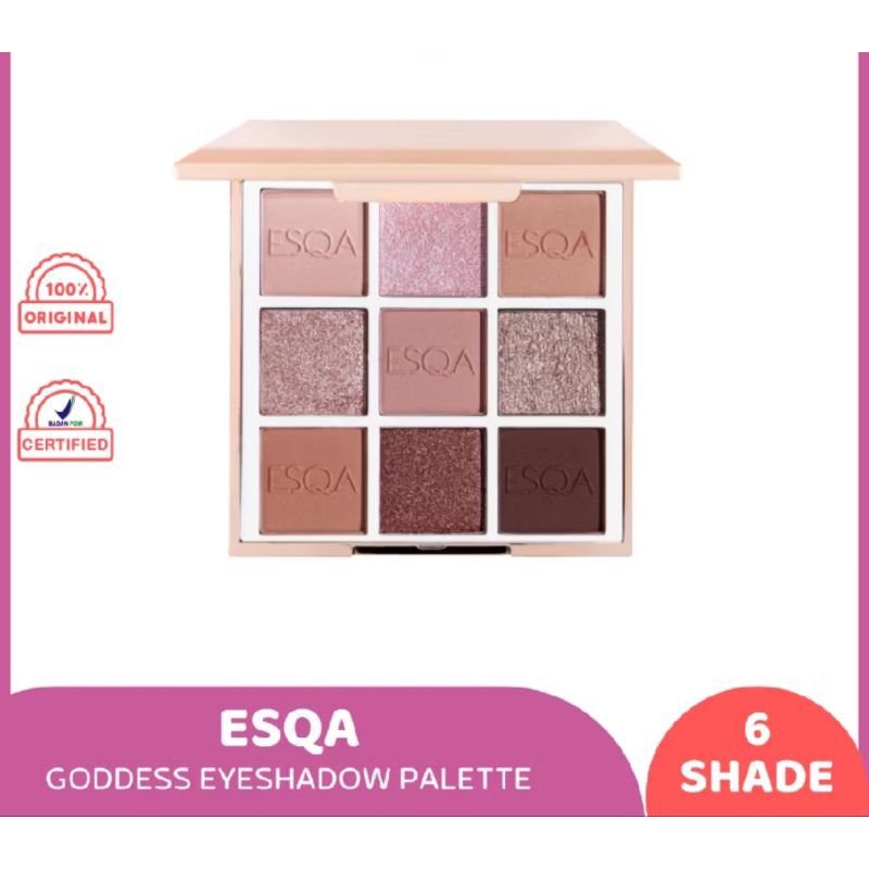 ESQA Goddess Eyeshadow Palette