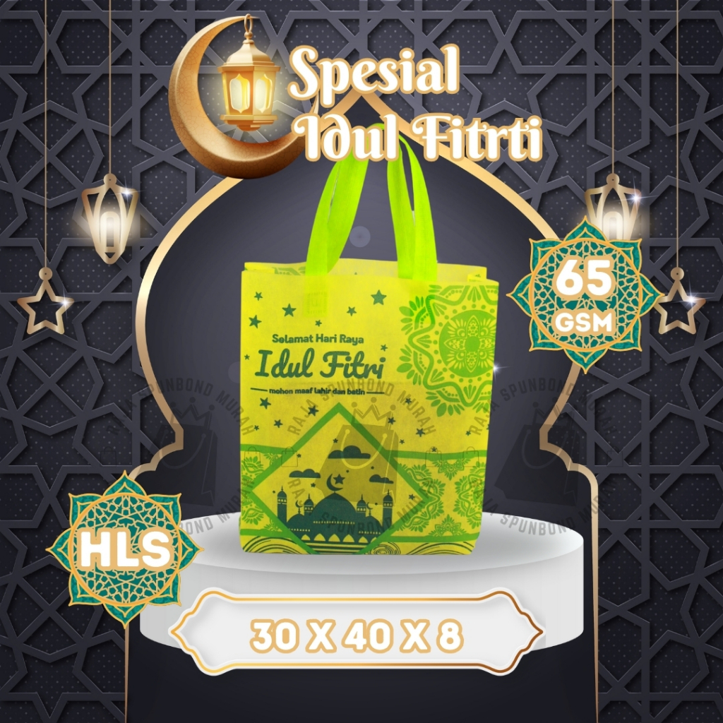 

HLS Lebaran, Tas Idul Fitri, Tas Murah,Ukuran 30x40 & 38x45