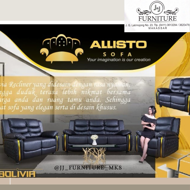 Sofa minimalis recliner set 321 sofa minimalis set