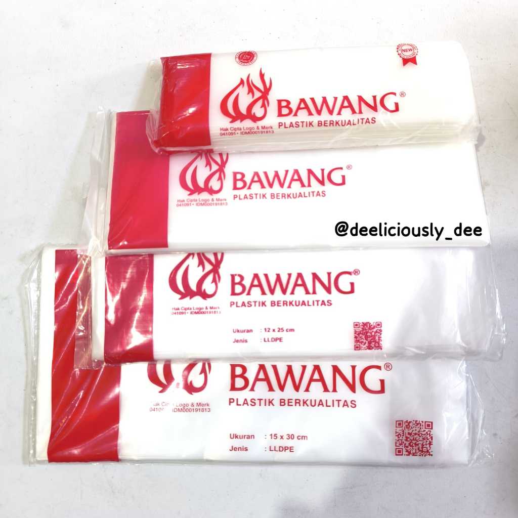Kantong Plastik BAWANG bening plastik bungkus makanan
