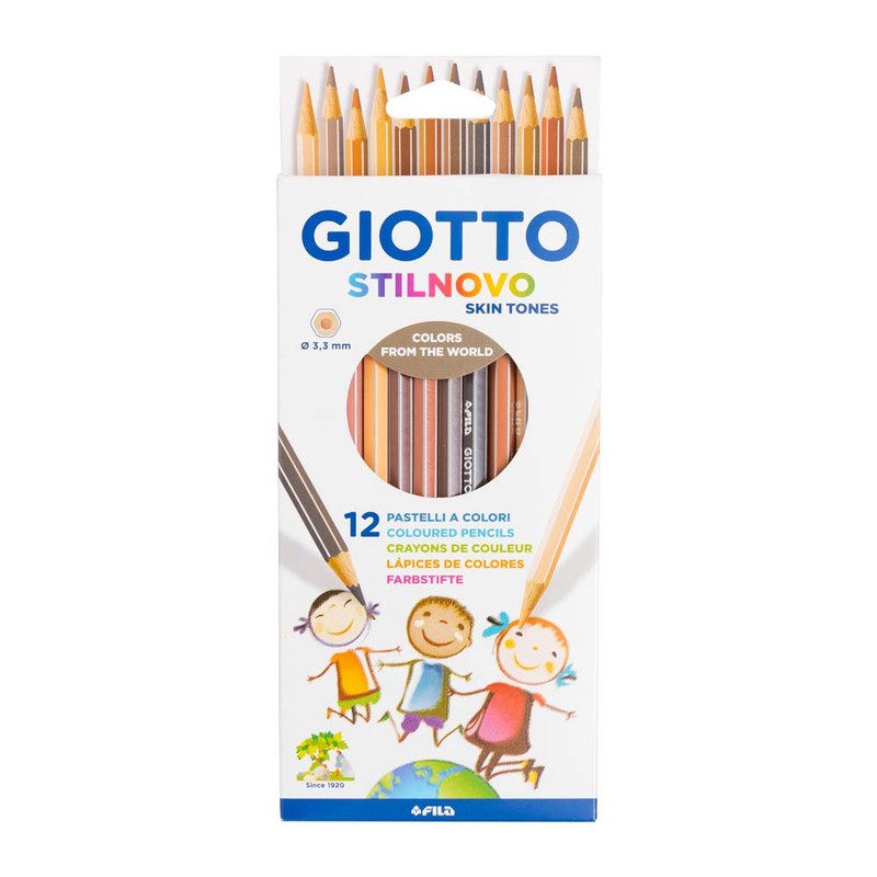 

Giotto Stilnovo Skin Tones Cardboard 12 Colours