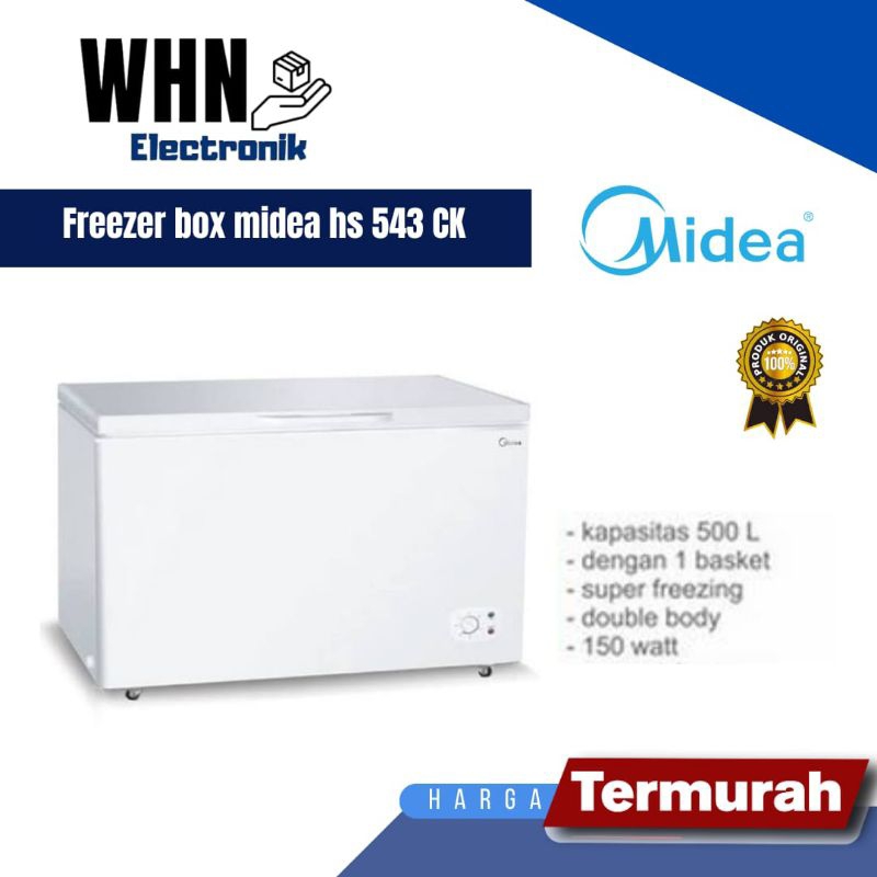 Freezer box midea hs 543 ck