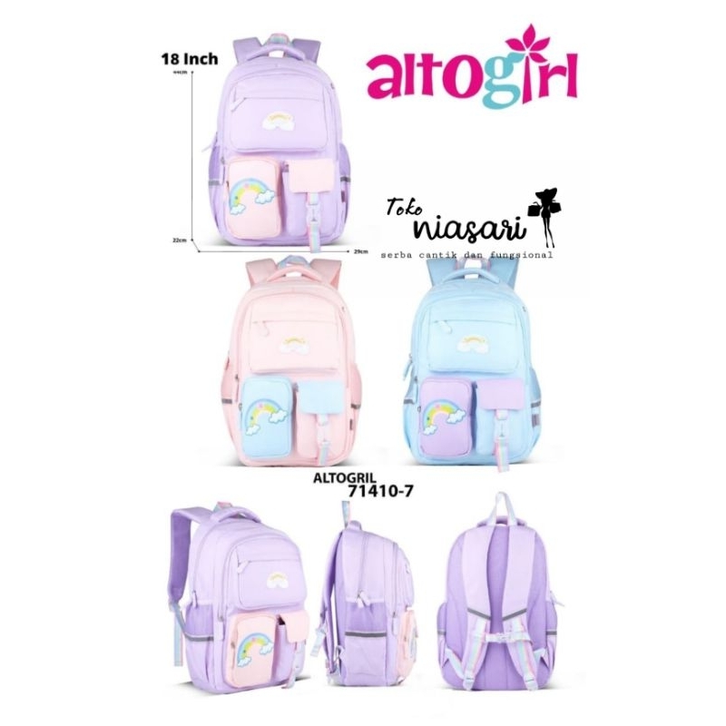TAS ALTO GIRL 71410 | TAS SEKOLAH ANAK CEWEK | RANSEL SEKOLAH | TAS ALTO IMPORT