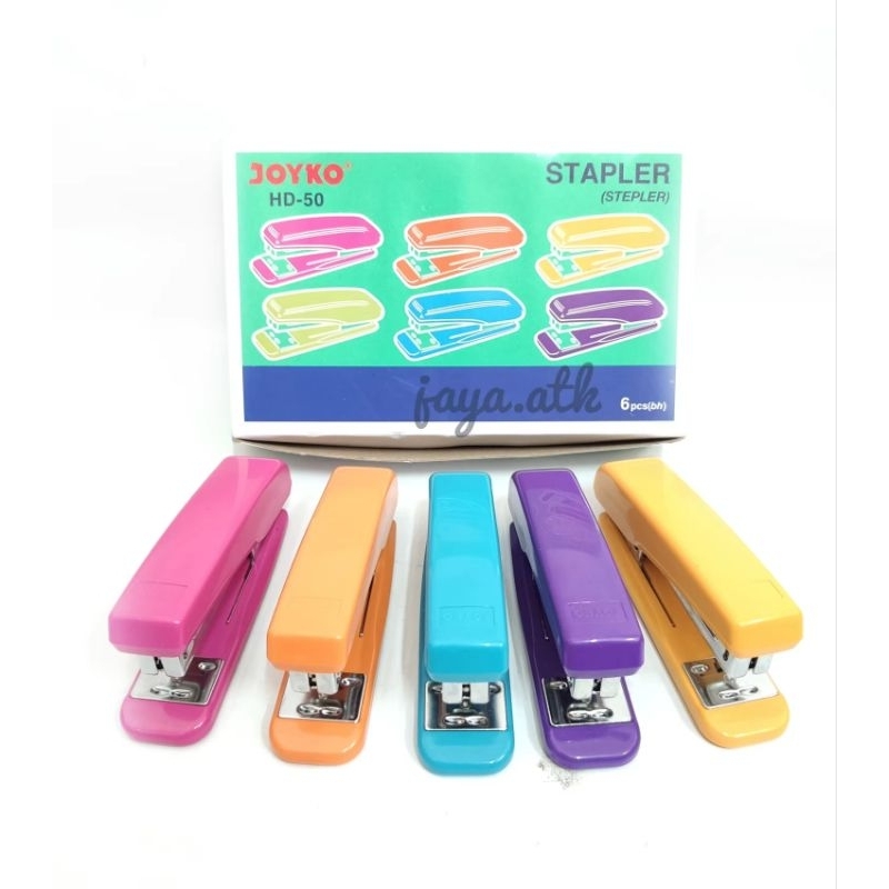 

Stapler Joyko HD-50 Besar 1 Pak Isi 6 Pcs Ukuran 12cm x 5cm x 3cm, Isi Staples No.3 - Stationery - Alat