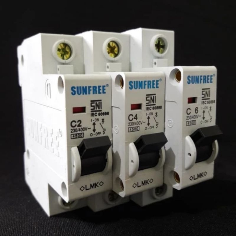 MCB SUNFREE 4A 4 AMPERE / Pemutus Arus 4 Ampere