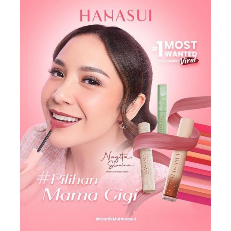 Hanasui Matte dorable Lip Cream | Mattedorable Lip Cream Lipstik Cair Hanasui