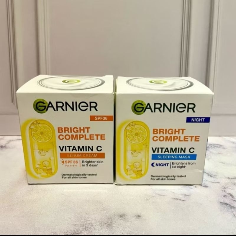 Garnier Bright Complete Day Cream / Night Cream 50ml