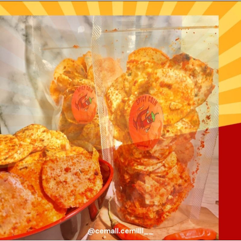 

paket bundling spicy coin (OPAK PEDAS) 130gr (2pcs)