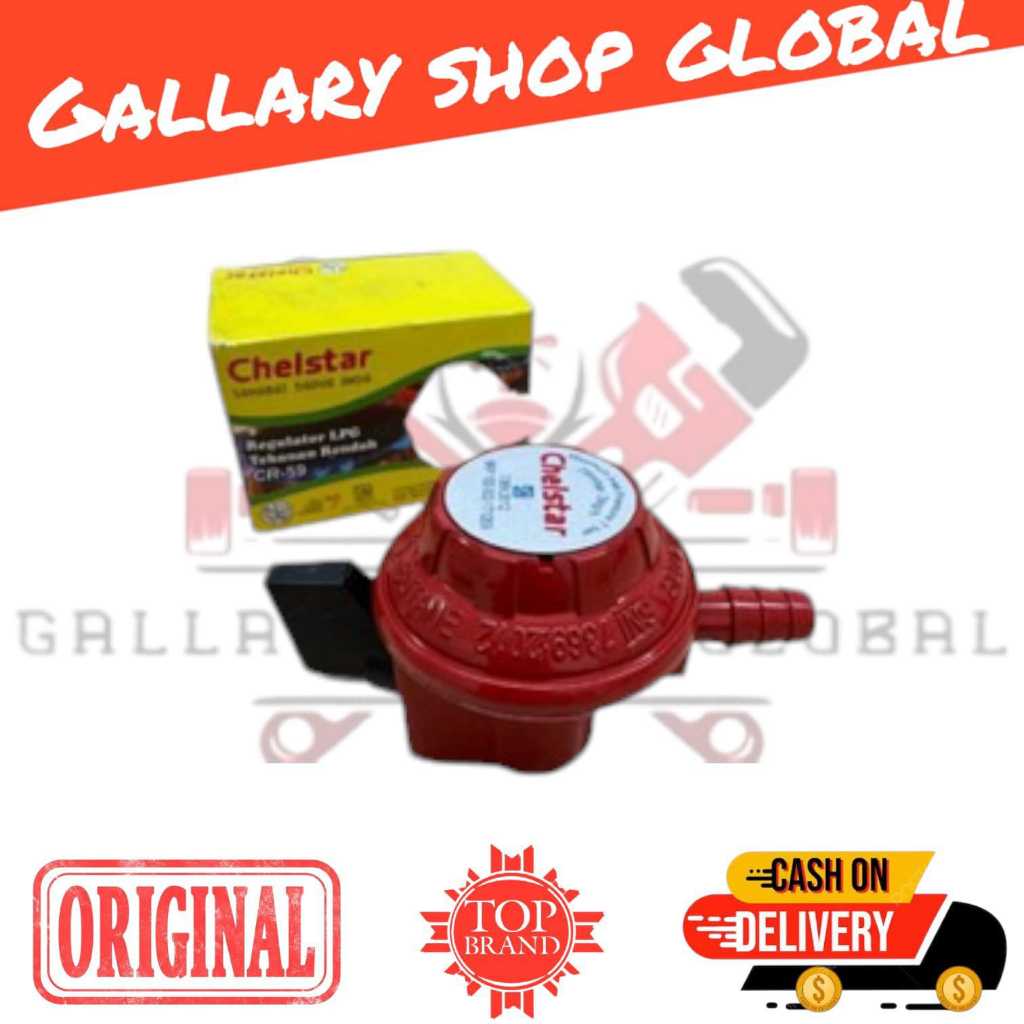 Chelstar Regulator LPG Tekanan Rendah CR-59 REGULATOR GAS RUMAH