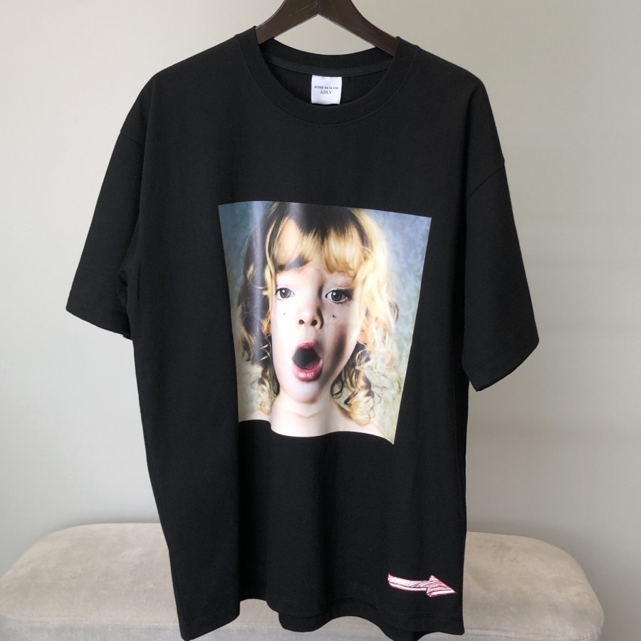 ADLV BABY FACE TSHIRT BLACK 100% ORIGINAL
