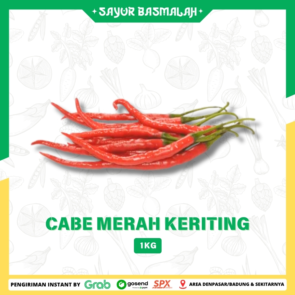 

Cabe Merah Keriting 1kg - Sayur Basmalah