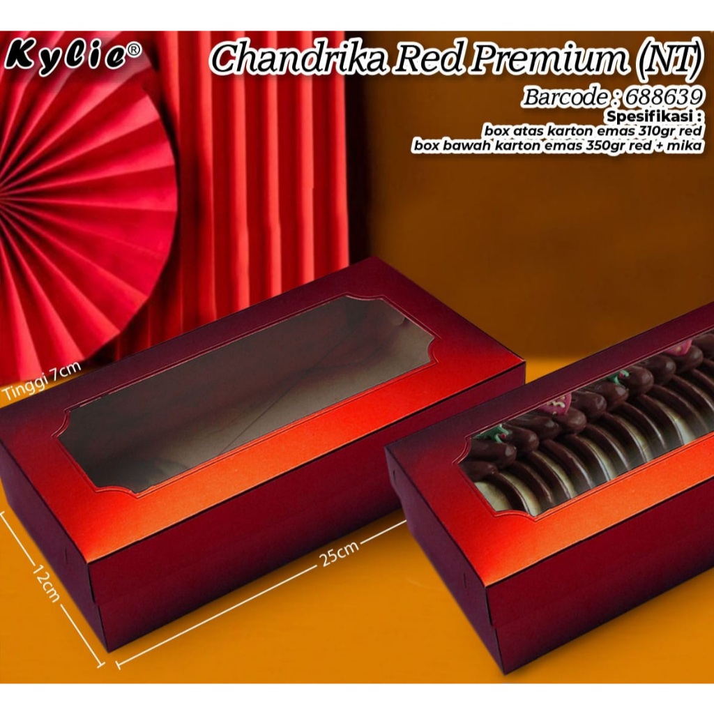 

Box Kue Merah Chandrika