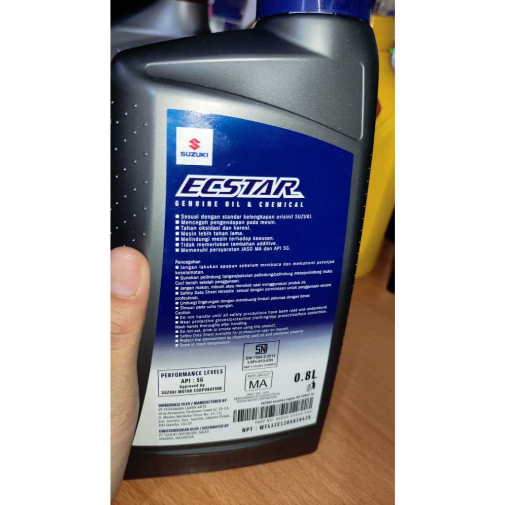 OLI SUZUKI SGO/ECSTAR R5000 0,8L