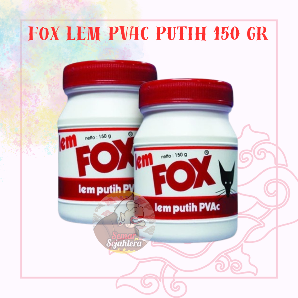 

[PCS] LEM FOX PUTIH PVAC 150 GRAM