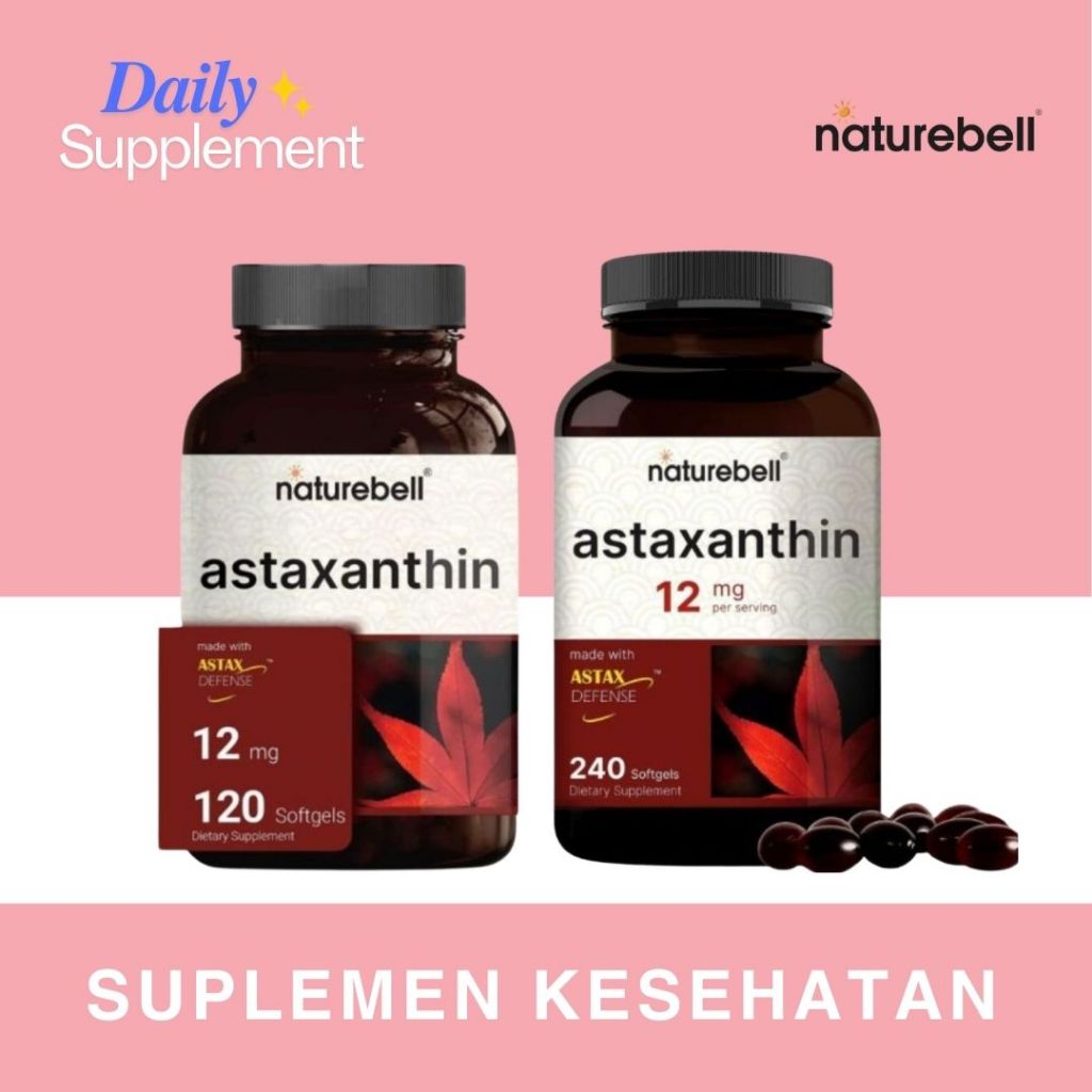 Naturebell Astaxanthin 12mg - 120 Softgels