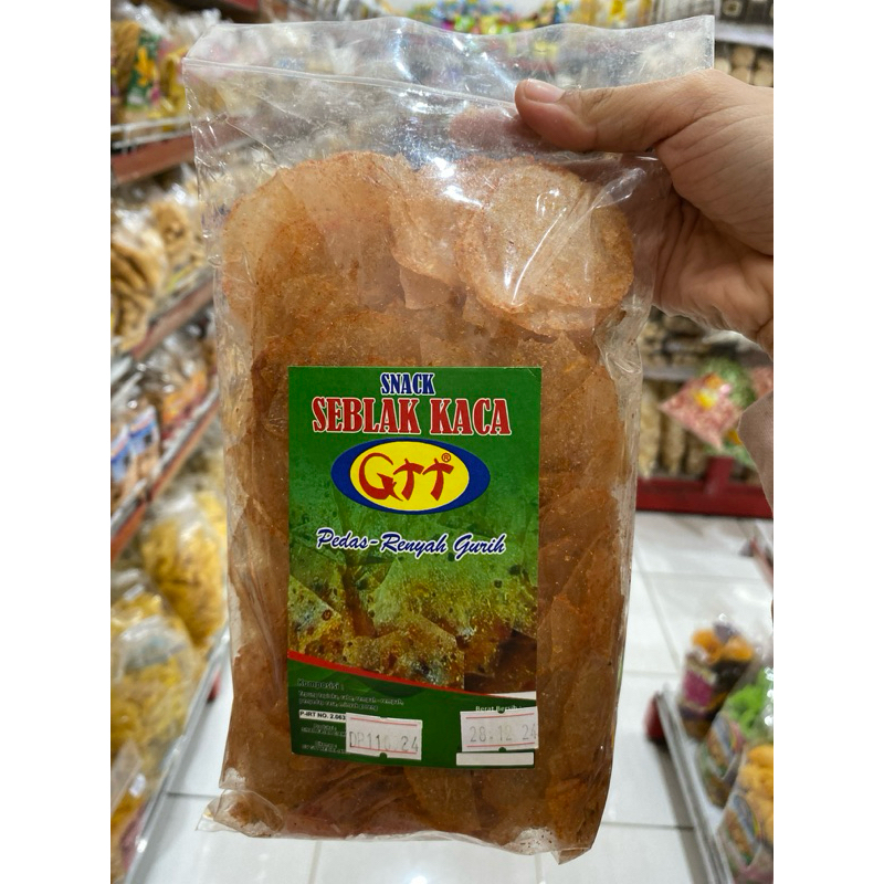 

Keripik Kaca Seblak Kaca Berat 250 Gram