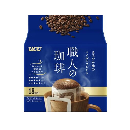 

UCC Craftman's Drip Coffee Mellow Taste Mild Blend 18 x 7 Gram