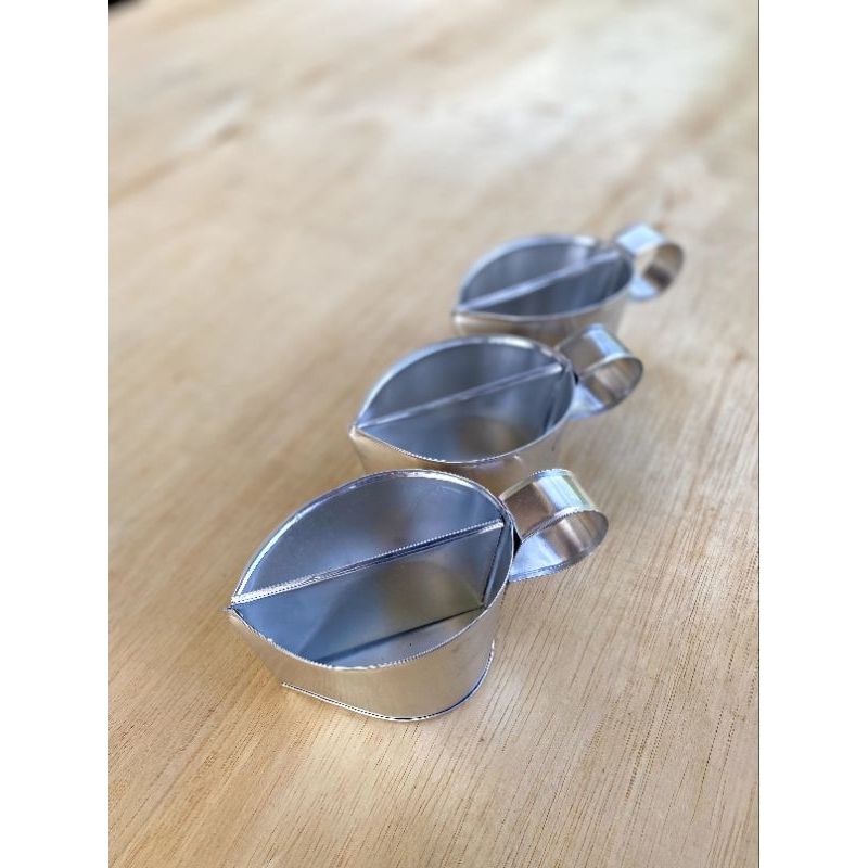 Cetakan Kue Cucur 2 Warna Pelangi Aluminium