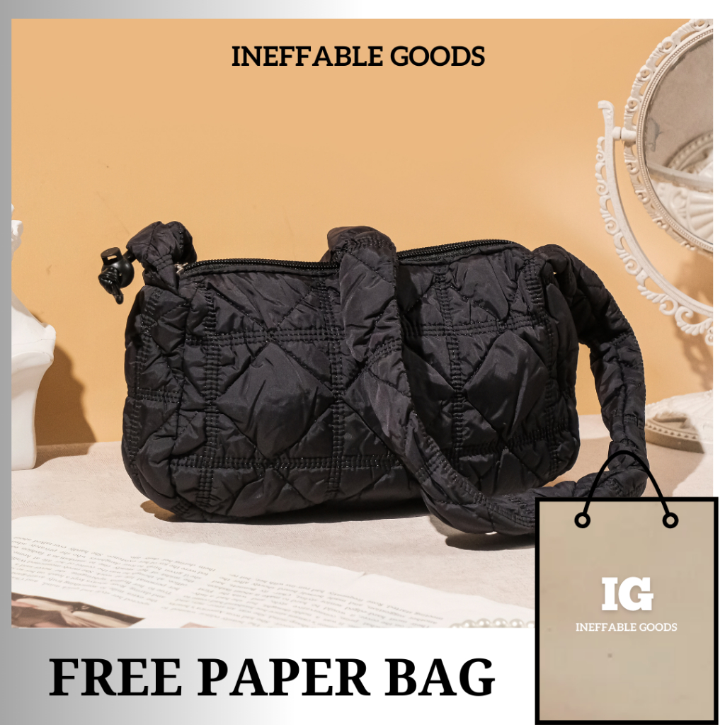 (COD) Tas Selempang Wanita Tas Bahu Sling bag Shoulder bag Wanita Tas Sport Parasut Tas Gelembung Fr