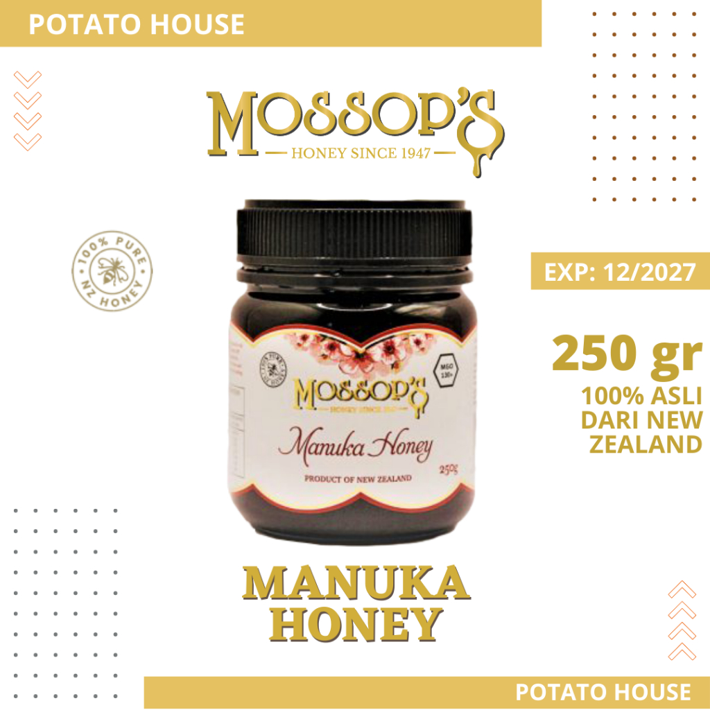 

Mossop's Manuka Honey 250gr - 100% asli dari New Zealand