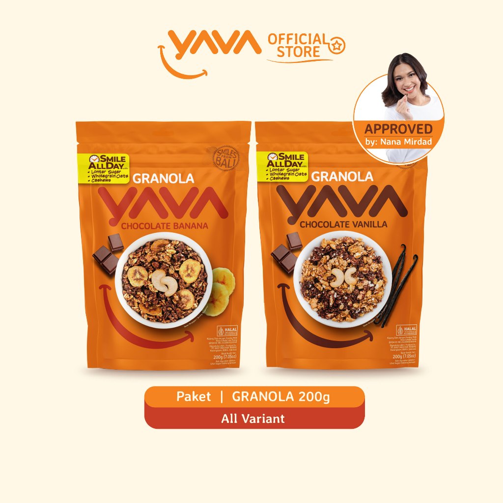 YAVA Paket Granola 2 Rasa (2 x 200g)