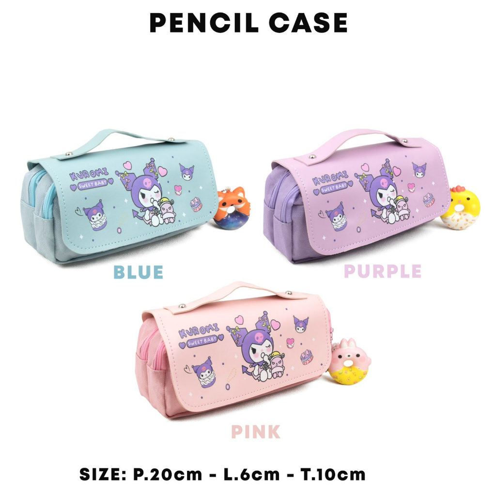 

PIOMA PENCIL CASE | KOTAK PENSIL ANAK / TEMPAT PERALATAN ANAK / SQUISHY PENCIL CASE DCW 78 Premium