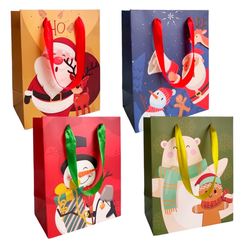 

Pinky Bee Kantong Kertas / Paper Bag Natal Santa 23x18x10cm 70180500