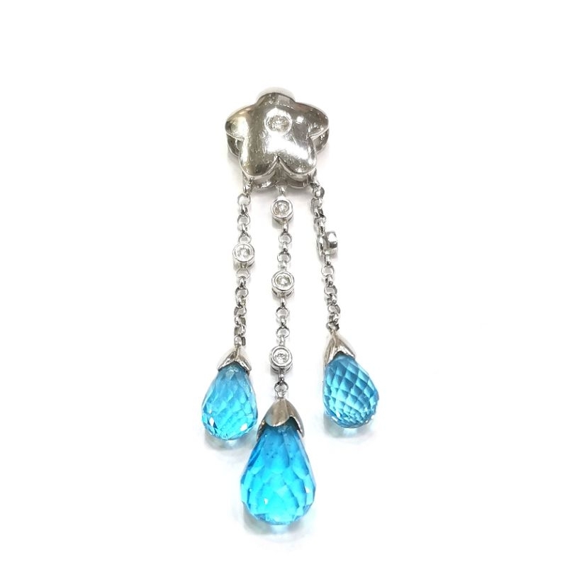 Liontin Bintang Diamond Blue Topaz (GP 02)