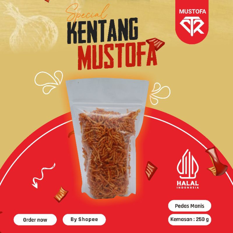 

KENTANG MUSTOFA 250 GRAM/GARING/KRIUK/TAMPA BAHAN PENGAWET MAKAN