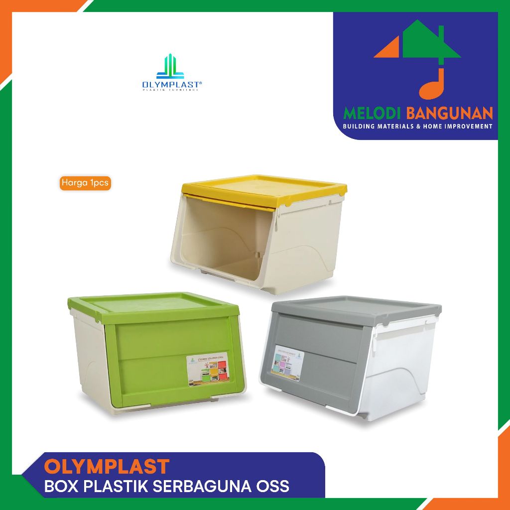 Olymplast - Rak Penyimpanan + Container Box Serbaguna Oss Storage Solution