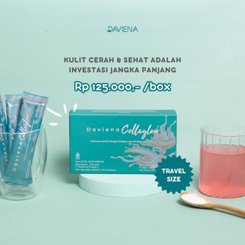 DAVIENA SKINCARE COLLAGLOW TRAVEL SIZE 7 SACHET