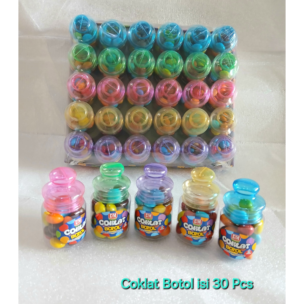 

Permen Coklat Botol isi 30 pcs