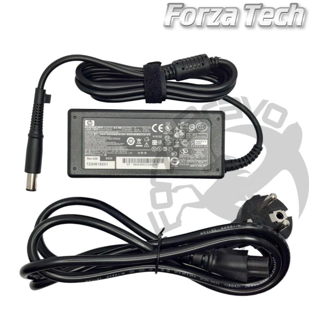 Adaptor Charger Casan Laptop Compaq HP NX6315, NX6320, NX6325, NX8410 18.5V 3.5A 65W 7.4*5.0MM ORIGI