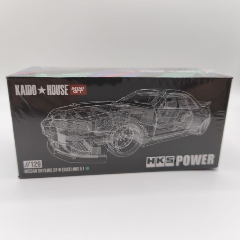 Mini GT Kaido House Nissan Skyline GT-R R33 HKS