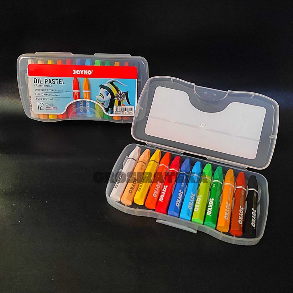 

KRAYON, CRAYON OIL PASTEL JOYKO 12 WARNA