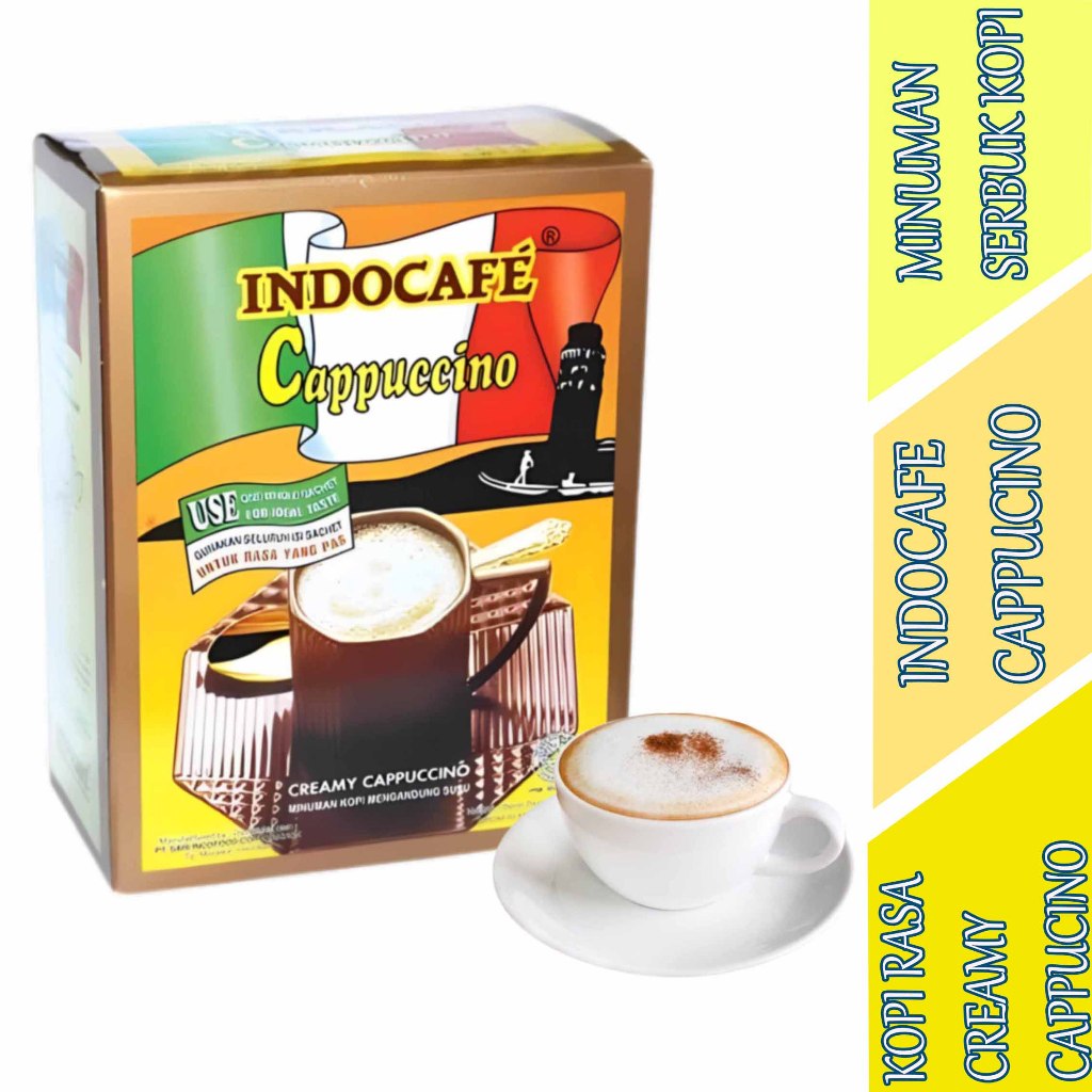 

Coffee Rasa Creamy Cappucino - Indocafe - Minuman Serbuk Kopi - 125gr