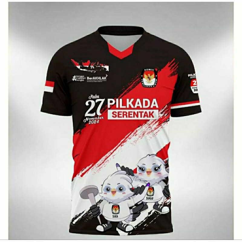 JERSEY PILKADA 2024 KPU PILGUB PILBUP 27 NOVEMBER 2024 PPK PPS KPPS